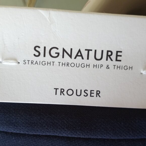 'ANN TAYLOR FACTORY' Navy Signature Pant Size 4 NWT 4 Pocket - Picture 8 of 12